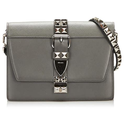 prada elektra grey|Prada Saffiano.